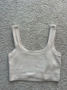 Hollister Knit Square Neck Crop Top